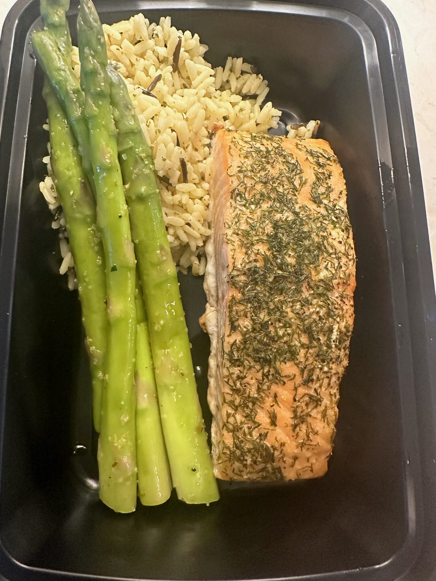 Lemon Dill with Garlic Sauce Salmon